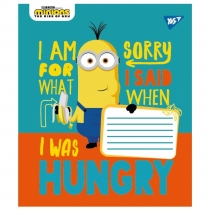 Тетрадь 12 листов, похила лінія, "Minions2"
