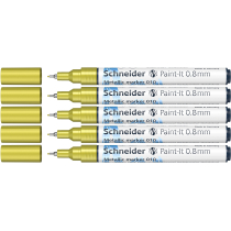 Маркер металлик Schneider Paint-It 0,8 мм желтый