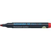 Маркер перманентний (спиртовий) SCHNEIDER MAXX 133 1-4 мм, червоний