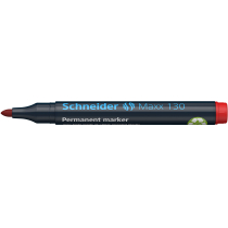 Маркер перманентний (спиртовий) SCHNEIDER MAXX 130 2-3 мм, червоний