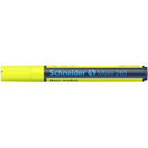Маркер крейдовий SCHNEIDER MAXX 265 2-3 мм, жовтий
