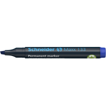 Маркер перманентный (спиртовой) SCHNEIDER MAXX 133 1-4 мм, синий