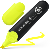 Маркер текстовыделитель SCHNEIDER JOB 1-5 мм, желтый
