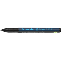 Маркер перманентний (спиртовий) універсальний SCHNEIDER MAXX 222 F 0,7 мм, чорний