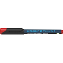 Маркер перманентний (спиртовий) універсальний SCHNEIDER MAXX 222 F 0,7 мм, червоний