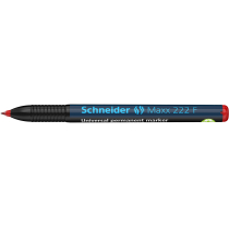 Маркер перманентний (спиртовий) універсальний SCHNEIDER MAXX 222 F 0,7 мм, червоний