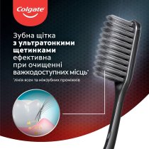 Colgate зубная щетка Шелковые нити с древесным углем