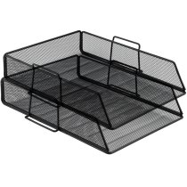 Лоток горизонтальный 80x280x340мм метал, чёрный