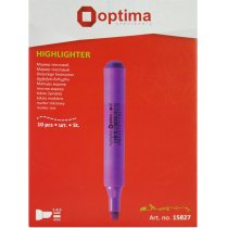 Маркер тектовыделитель триугольный OPTIMA 2-4 мм, фиолетовый