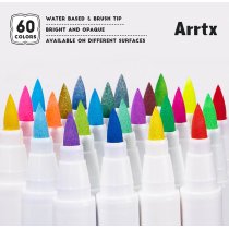 Акриловые маркеры Arrtx AACM-0560A, 60 цветов