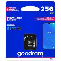 Карта памяті GoodRam microSDXC 256GB UHS-I (M1AA-2560R12) + SD адаптер