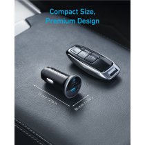Автомобільний зарядний пристрій Anker PowerDrive 323 - 30W PD + 22.5W USB-A Black