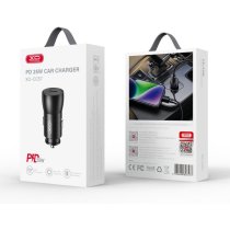 Автомобильное зарядное устройство XO CC57 25W Metal Car Charger Type-C PD Black