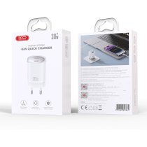 Мережевий зардний пристрій XO CE20 - 33W Single port USB-C PD30W/PPS33W White