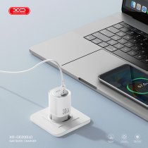 Мережевий зардний пристрій XO CE20 - 33W Single port USB-C PD30W/PPS33W White