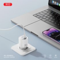 Мережевий зардний пристрій XO CE20 - 33W Single port USB-C PD30W/PPS33W White