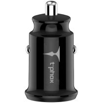 Автомобильное зарядное устройство T-PHOX Charger Set 2.4A Dual+MicroUSB cable 1.2m (Black)