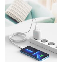 Кабель XO NB235 Zebra Series Braided USB-A to Lightning - 1m White