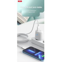 Кабель XO NBQ236A Braided Type-C to Lightning - 27W - 1m White
