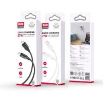 Кабель XO NBQ236A Braided Type-C to Lightning - 27W - 1m White