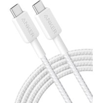 Кабель Anker 322 USB-C to USB-C - 0.9m Nylon White