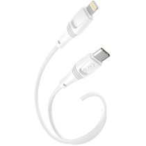 Кабель XO NBQ239A Zeus Series High Elastic Type-C to Lightning - 27W - 1m White