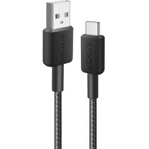 Кабель Anker 322 USB-A to USB-C - 1.8m Nylon Black