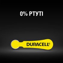 Батарейка для слухових апаратів DURACELL HA 10 6 шт. в упаковці