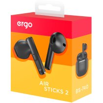 Навушники ERGO BS-740 Air Sticks 2 Black