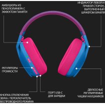 Гарнітура Logitech G435 Lightspeed Wireless Gaming - Blue (981-001062)