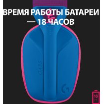 Гарнітура Logitech G435 Lightspeed Wireless Gaming - Blue (981-001062)