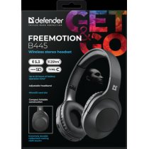 Навушники Defender FreeMotion B445 Bluetooth Black (63445)