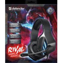 Гарнитура Defender Rival Black (64565)