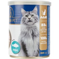 Паштет для дорослих котів PREMIUM PET з рибою 360 г*8 шт.(спайка)