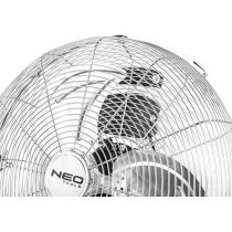 Вентилятор напольный Neo Tools NT10 профессиональный, 45см, 100Вт, двигатель медь 100%, серебристый