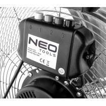Вентилятор напольный Neo Tools NT10 профессиональный, 45см, 100Вт, двигатель медь 100%, серебристый