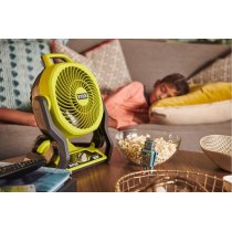 Вентилятор аккумуляторный Ryobi ONE+ RF18-0 Whisper 18В 850м куб/ч регулировка положения 3 скорости