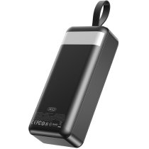 Портативний зарядний пристрій XO PR240 - 30000 mAh PD20W + QC22.5W with light (Чорний)