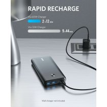 Портативний зарядний пристрій ANKER PowerCore III Elite 25600 mAh 87W (Чорний)