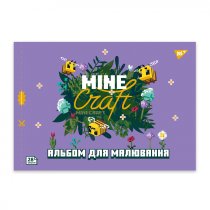 Альбом для малювання YES А4 28арк/100 скоба, з перфорацією (Minecraft girls)