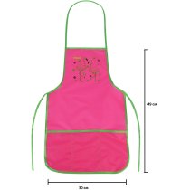 Фартук с нарукавниками, 49*30 см, розовый