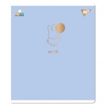 Зошит 12 аркушів, клітинка "Gold Miffy" Софт тач, фольга золото