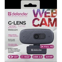 Веб-камера Defender G-lens 2695 FullHD 2K 1520p (69195)