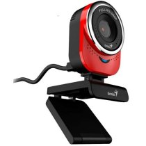 Вебкамера Genius Qcam-6000, FullHD, 30fps, manual focus, красный