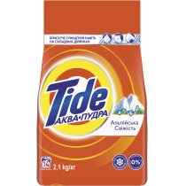 Пральний порошок Tide Аква-Пудра Альпійська Свіжість, 2,1 кг