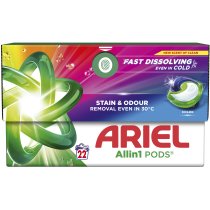 Капсули для прання Ariel Все-в-1 Для кольорового 22 шт
