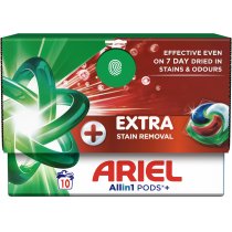 Капсули для прання Ariel Все-в-1 Екстрасила виведення плям 10 шт