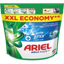 Капсулы для стирки Ariel Все-в-1 Прикосновение свежего воздуха Lenor 38 шт