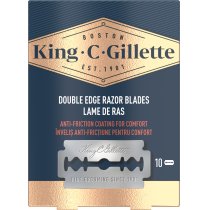 Лезвия для бритья King C. Gillette, 10 шт