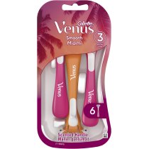 Одноразові станки для гоління (бритви) жіночі Venus Smooth Miami, 6 шт